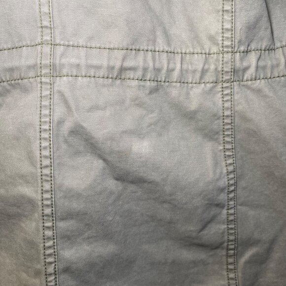 Madewell Womens Olive Green Utility Cargo Military Style Jacket M Durable Casual - Picture 9 of 9